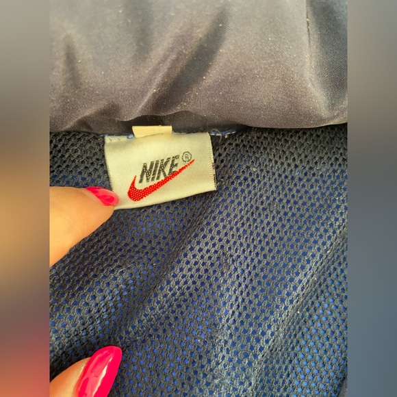 Vintage Nike Men's‎ Blue and Black Jacket size L/XL - Picture 11 of 12